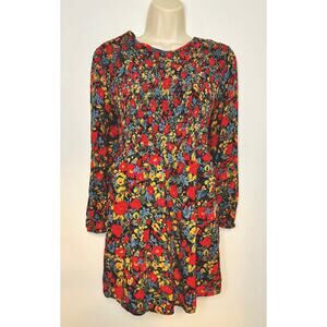 Isabel Bright Floral Baby Doll Maternity Shirt. NWOT. Size XL